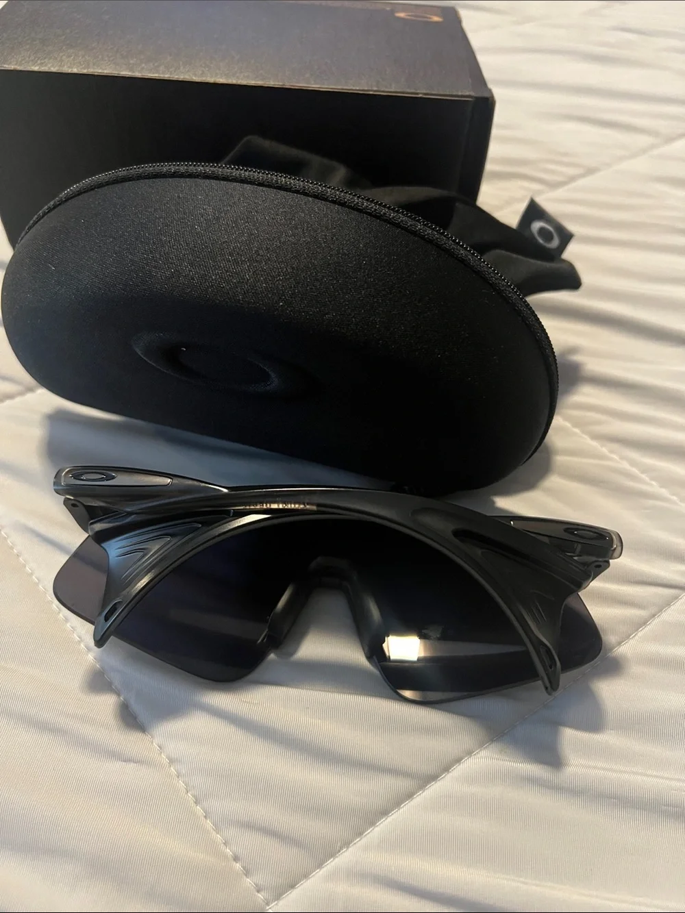 Oakley Men’s Black stunt devil Sunglasses
